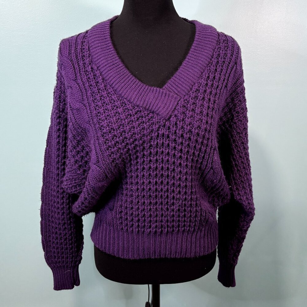 Vintage I.O.U. purple sweater Medium                    Lot O